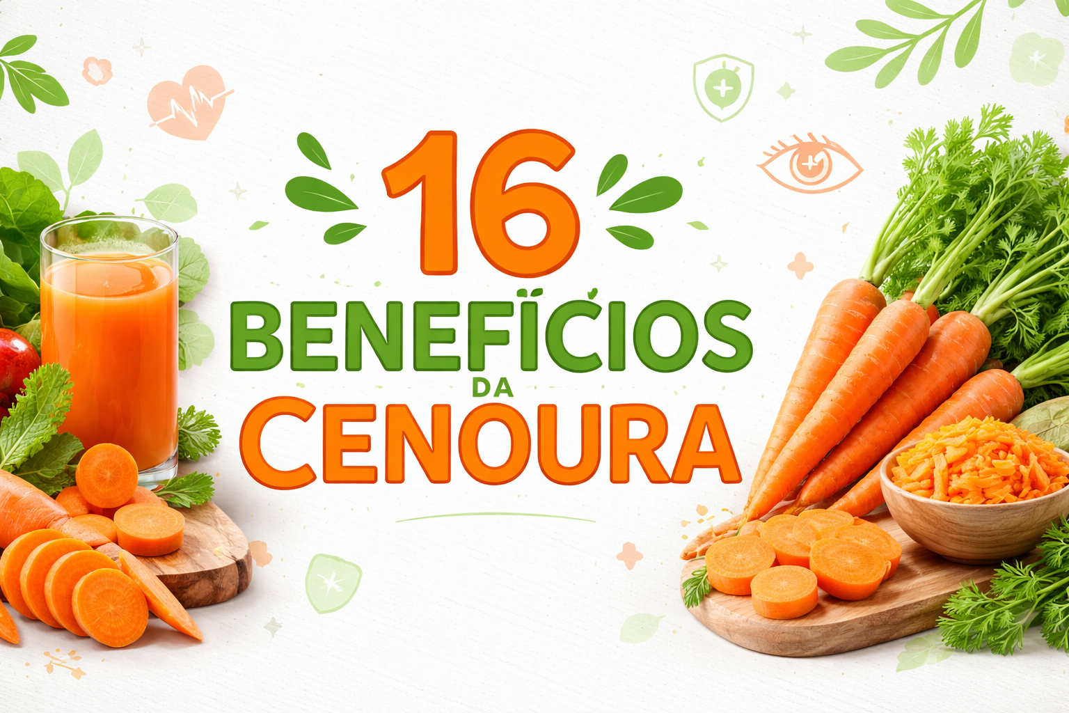 16 benefícios da Cenoura para a nossa saúde