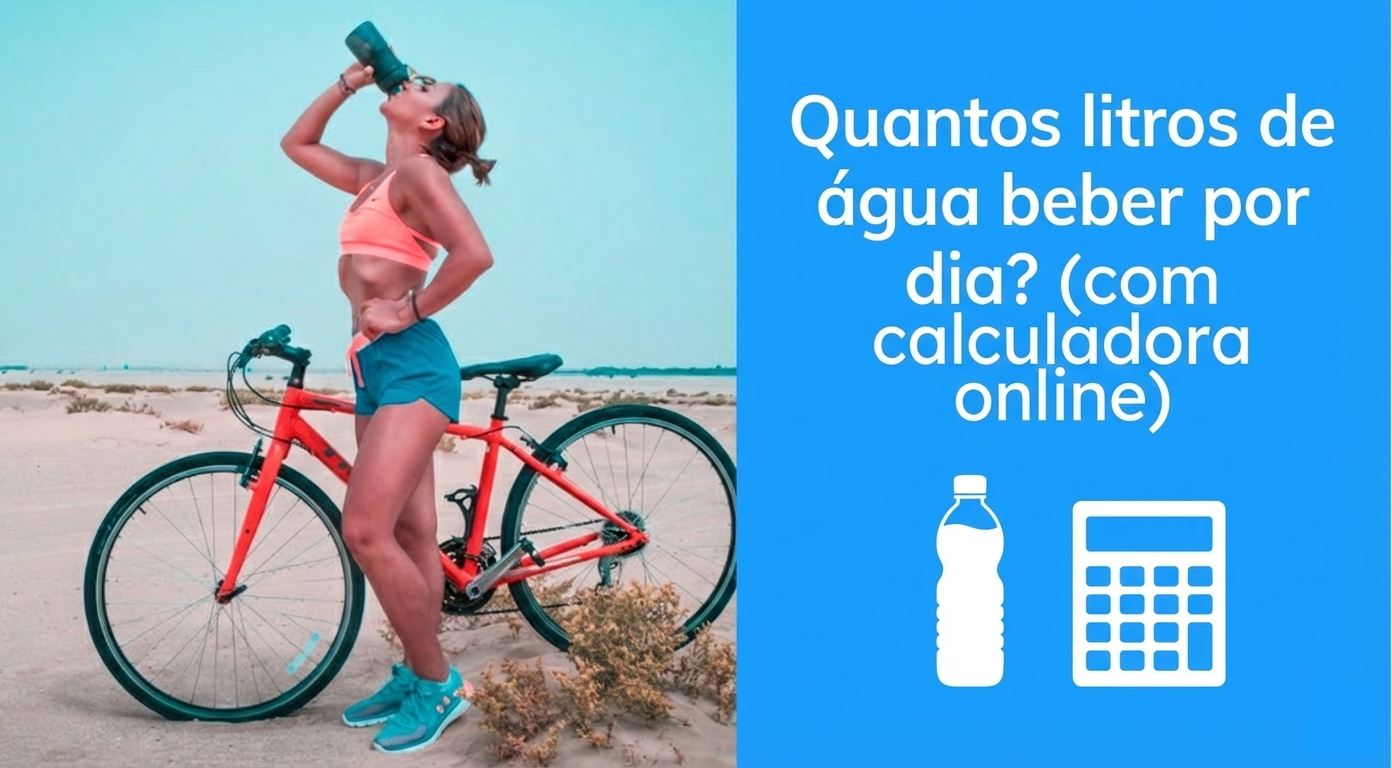 Quantos litros de água beber por dia? (com calculadora online)