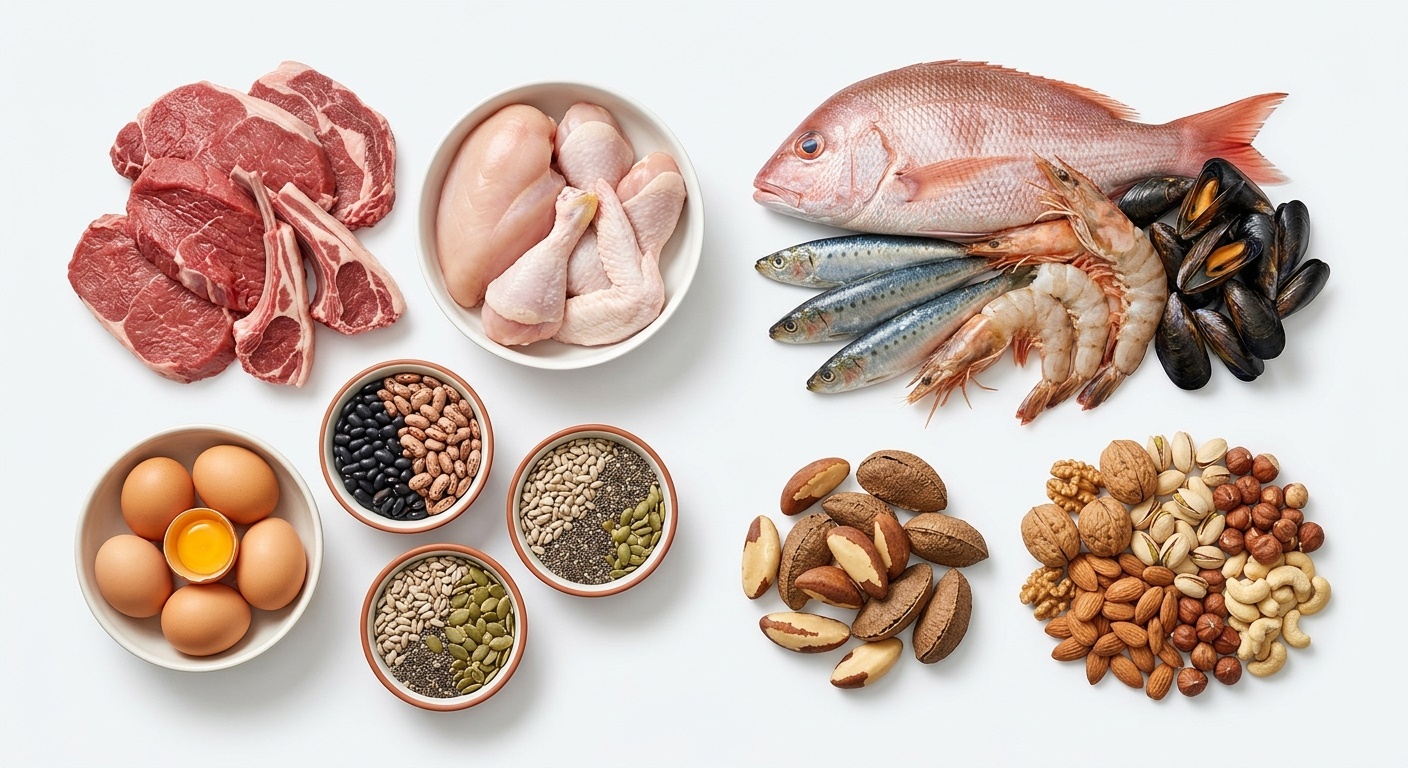 Alimentos ricos em zinco e selênio