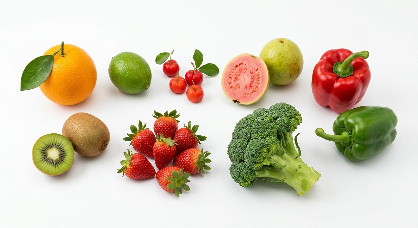 Alimentos ricos em vitamina C