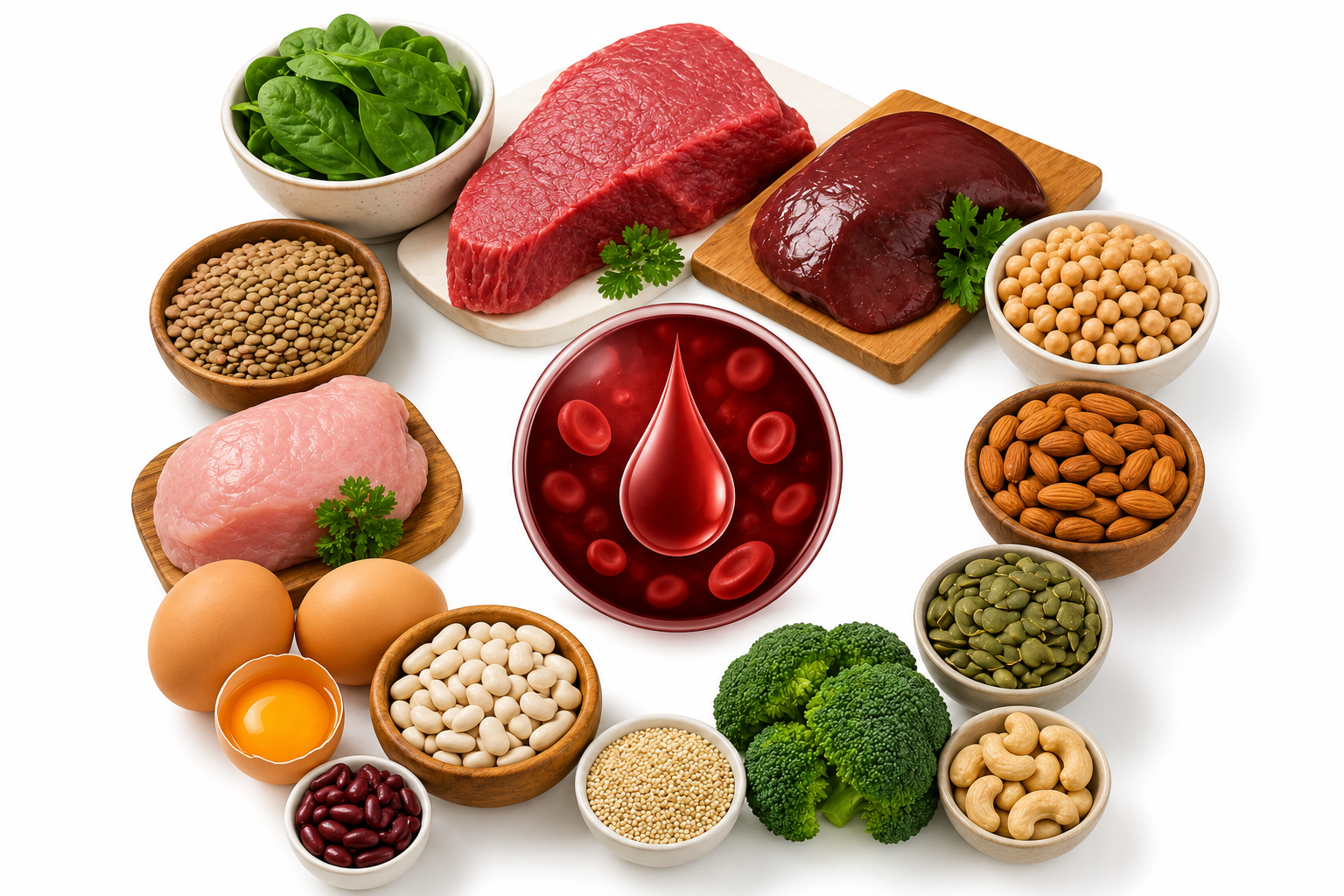 Alimentos ricos em ferro para evitar anemia
